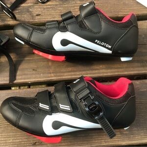 Peloton Black and red Cycling Shoes